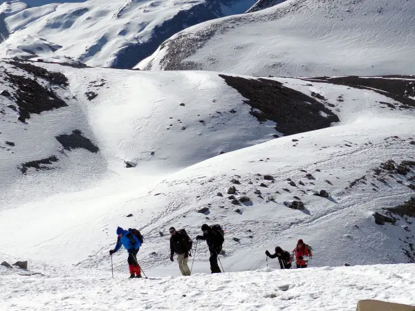 En Route Pour Le Col Du Thorong